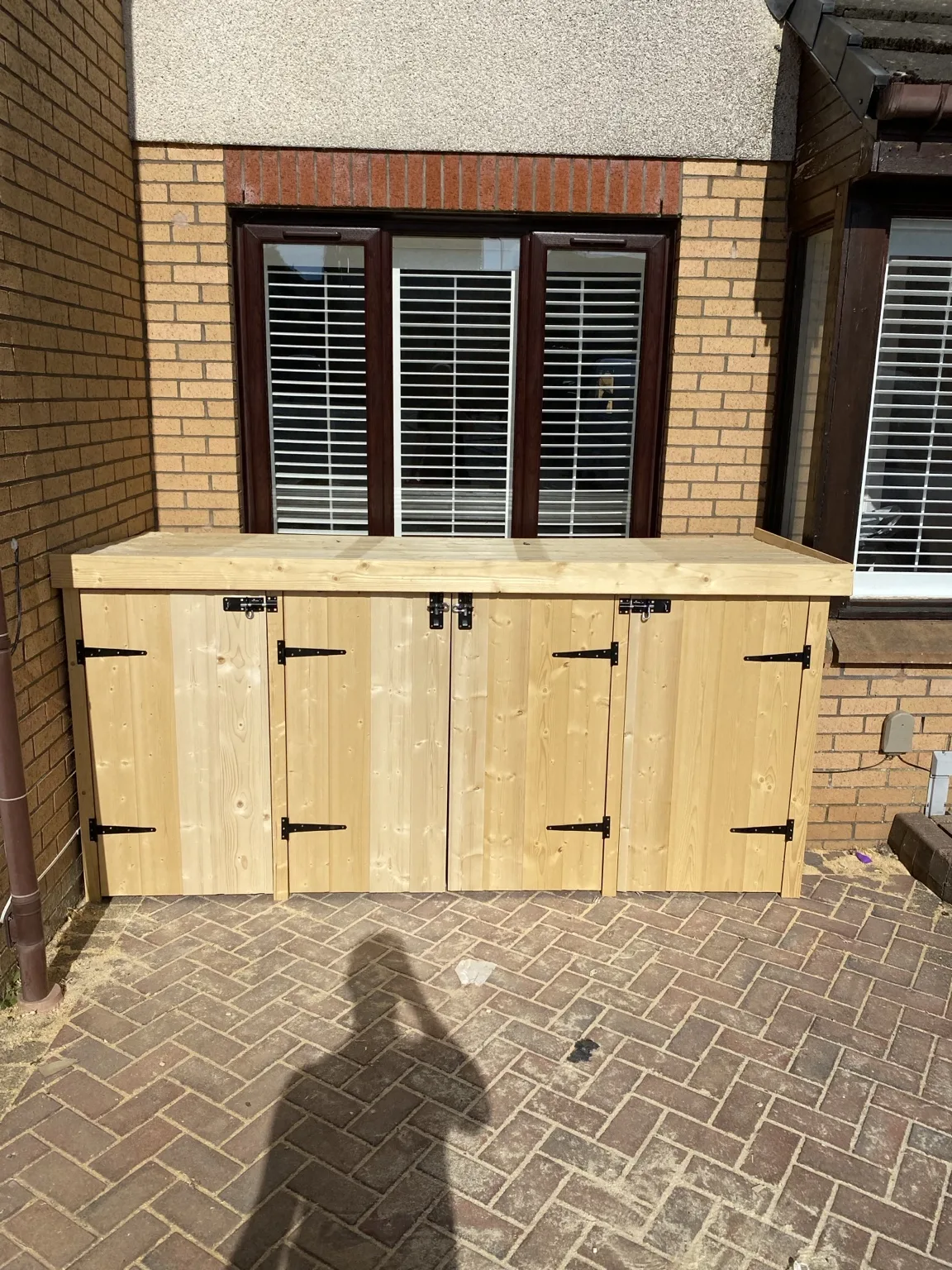 Bespoke four-bin store completed by Oakside Joinery